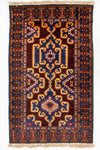 Balutsj-teppe 83x138cm - Orientalsk teppe - Rektangulær / Brun / 83 x 138 cm Rektangulær