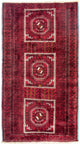 Balutsj-teppe - 270 x 130 cm - rød