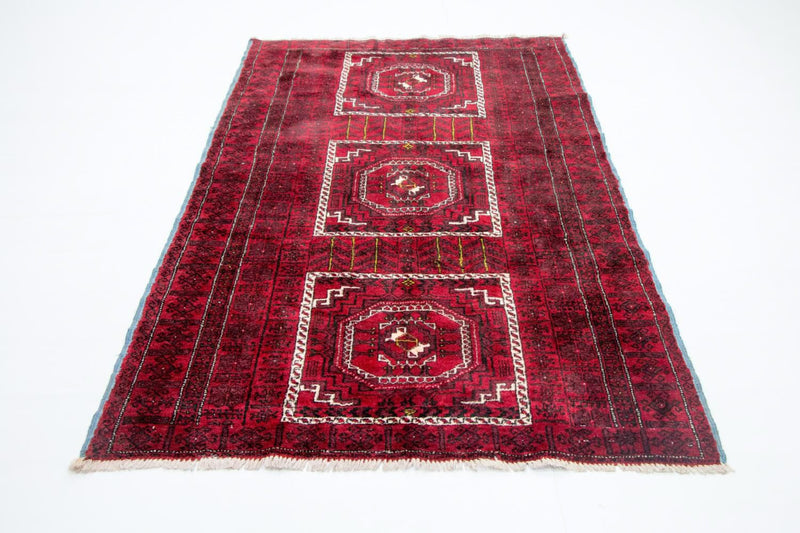 Balutsj-teppe - 270 x 130 cm - rød