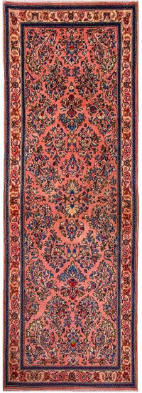 Løper Persisk teppe - klassisk - 218 x 79 cm - rosa – product image