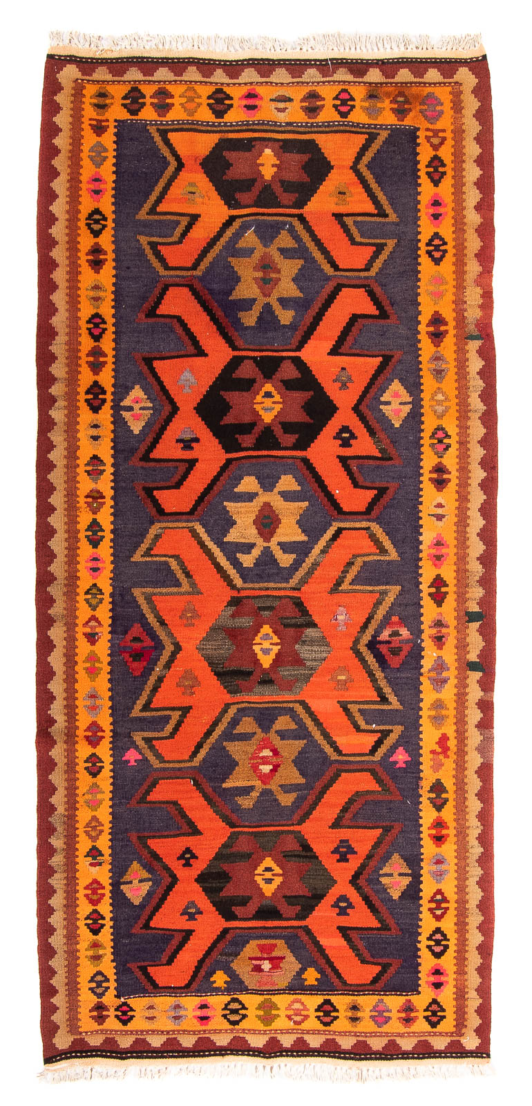 Antikk kilim Teppe 110x220cm
