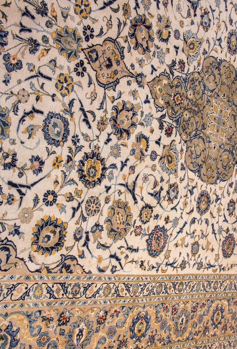 Kashan Teppe 295x415cm - Persisk teppe - beige
