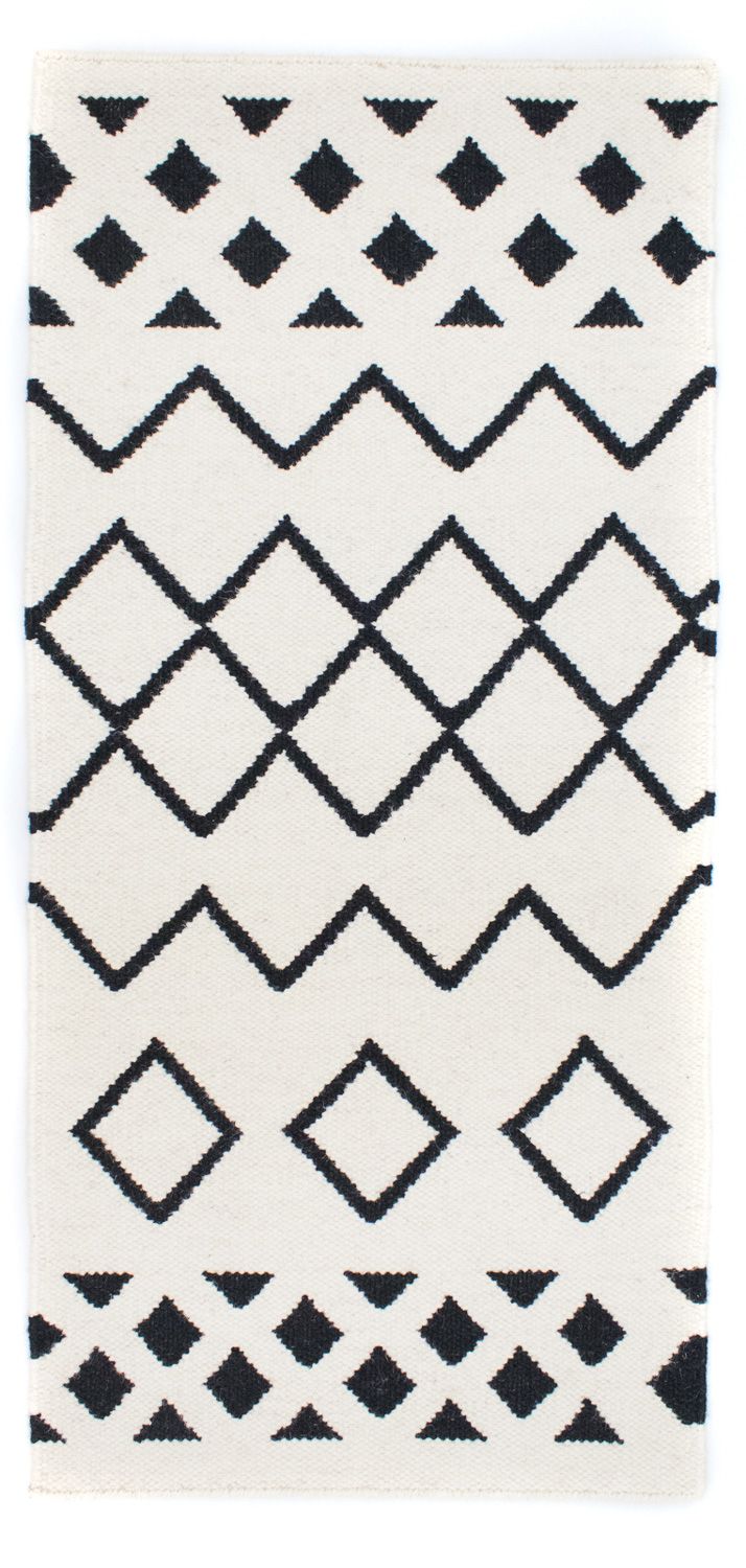 Moderne kilim Teppe 132x63cm - Ullteppe