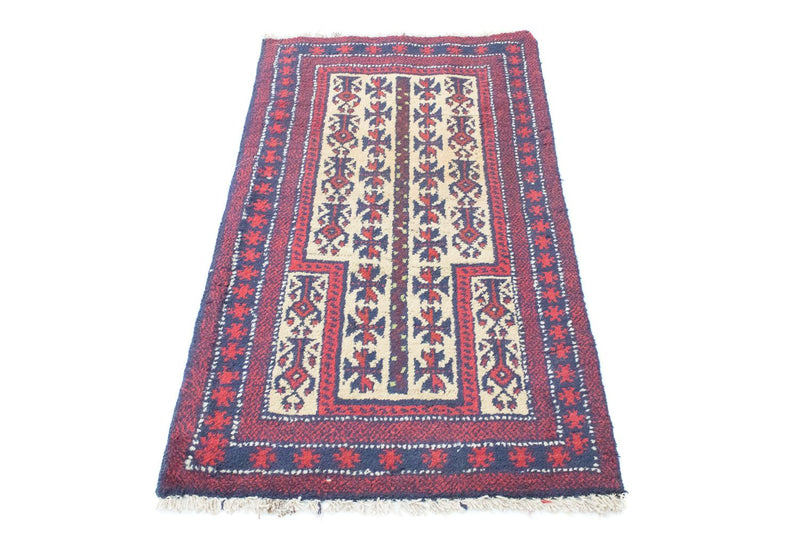 Balutsj-teppe - 130 x 75 cm - beige