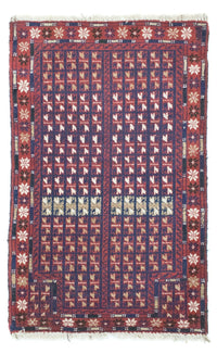 Balutsj-teppe - 136 x 82 cm - brun – product image