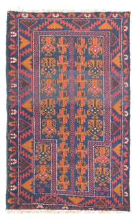 Balutsj-teppe - 133 x 83 cm - blå – product image