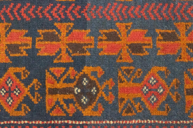Balutsj-teppe - 133 x 83 cm - blå