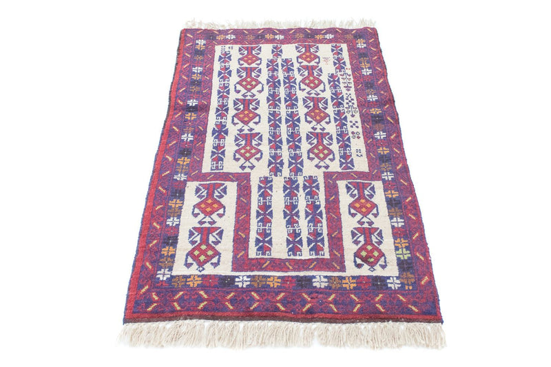 Balutsj-teppe - 129 x 77 cm - beige