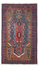 Balutsj-teppe - 147 x 85 cm - blå