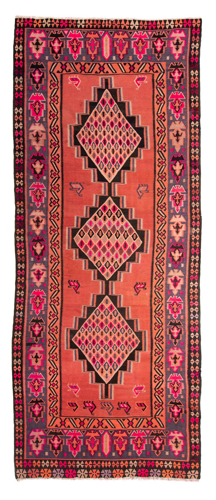 Antikk kilim Teppe 160x380cm