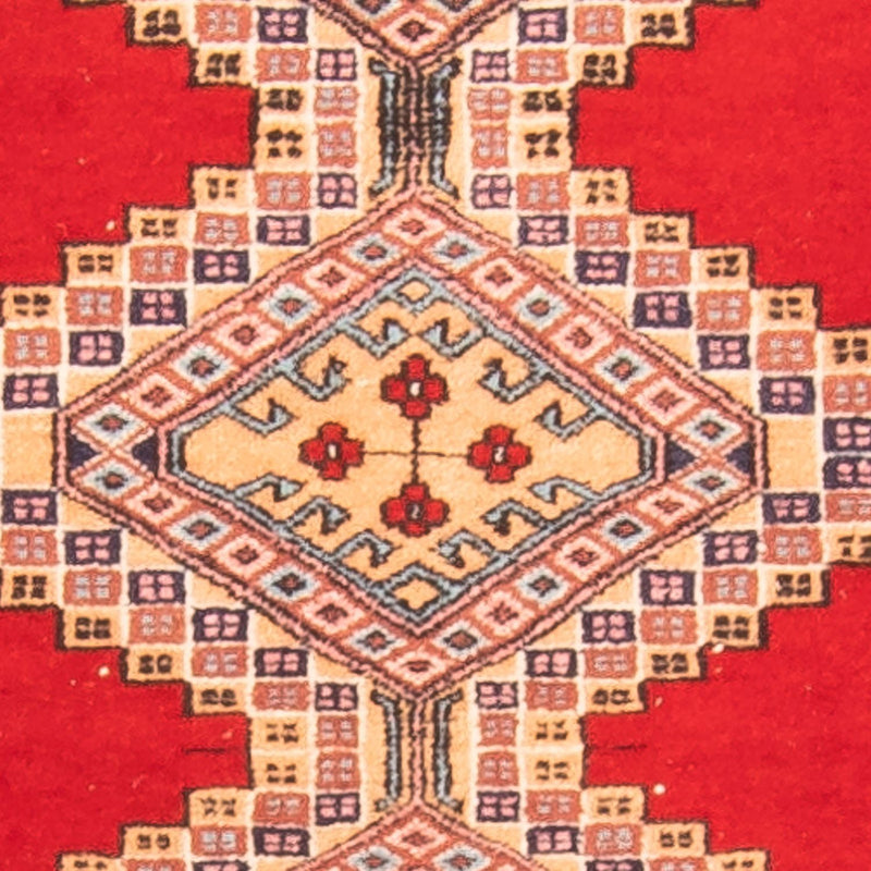 Løper Pakistan teppe - 285 x 79 cm - rød