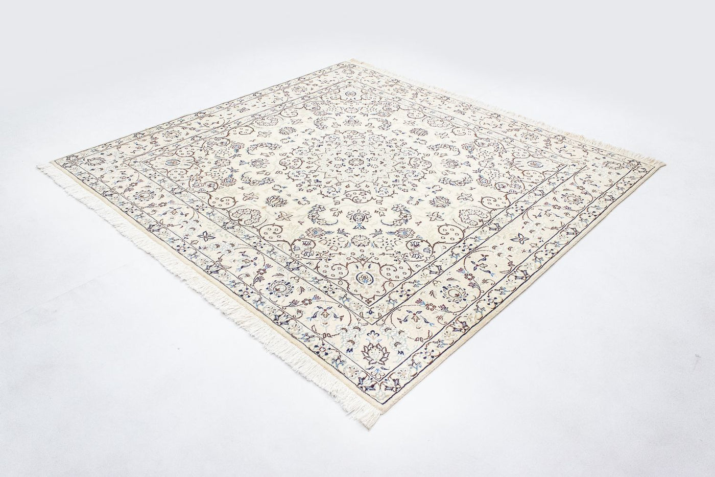 Persisk teppe - Nain - Royal square  - 200 x 193 cm - beige