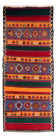 Antikk kilim Teppe 140x350cm