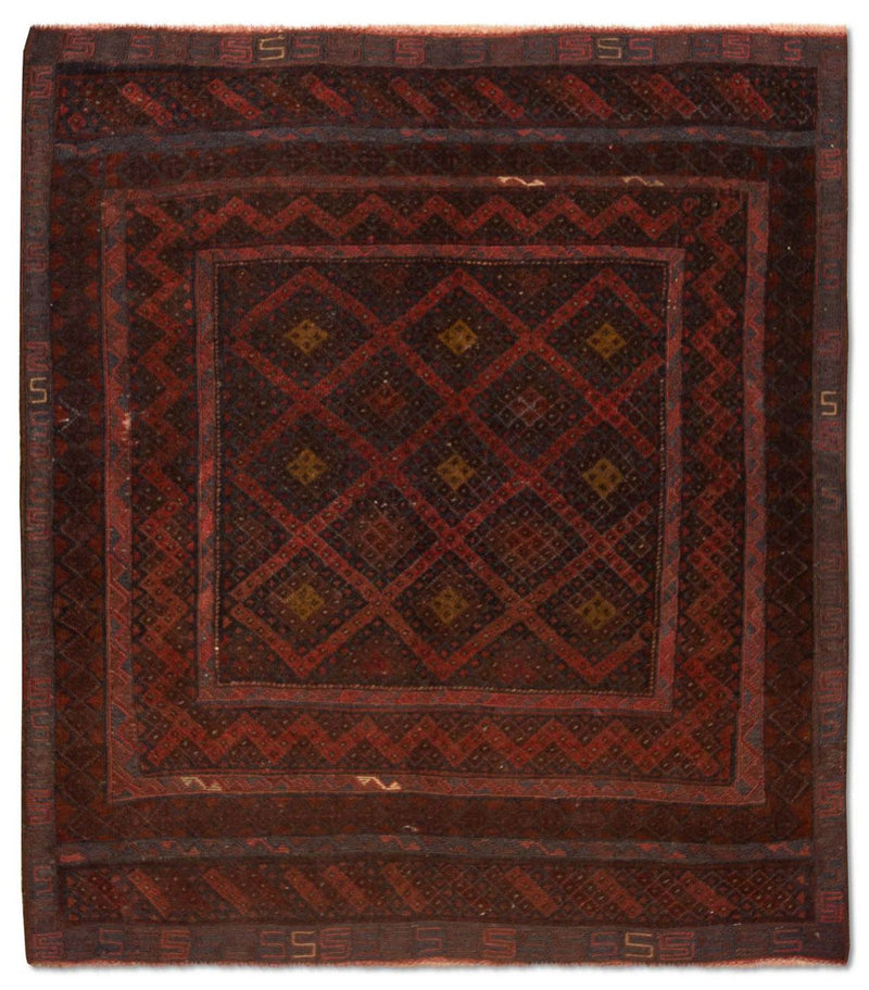 Afghansk kilim Teppe 139x118cm