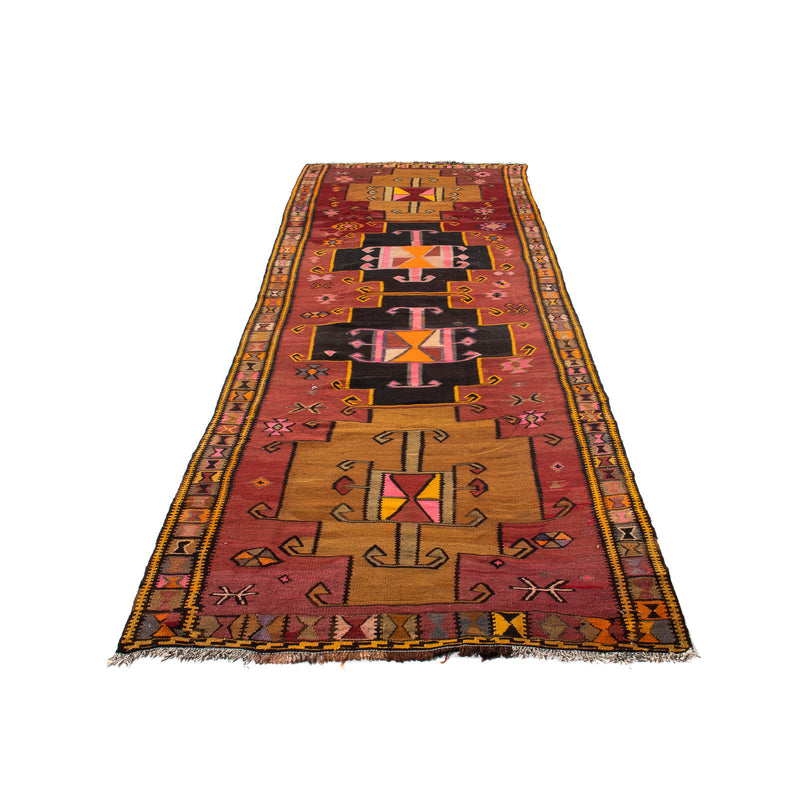 Antikk kilim Teppe 375x130cm