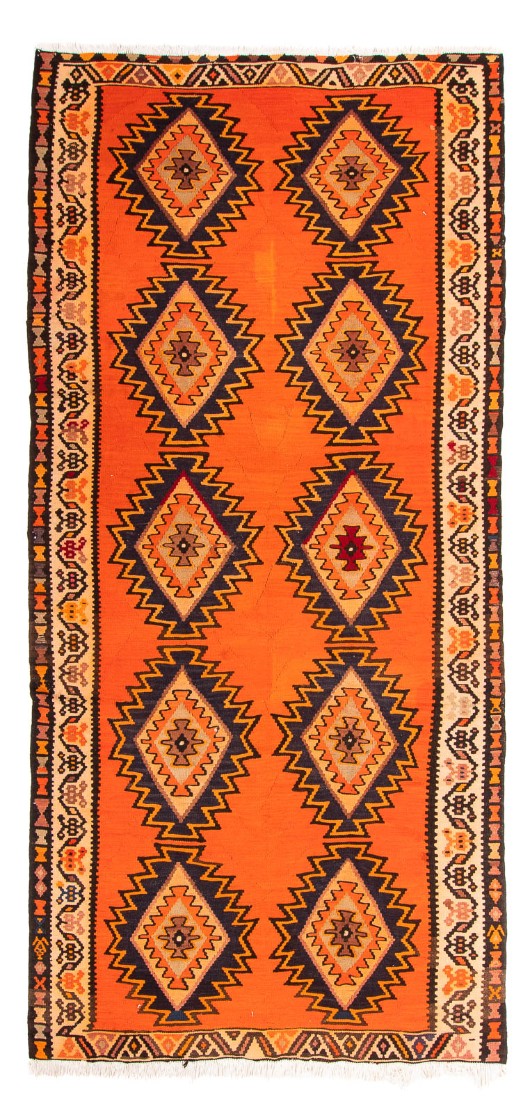 Antikk kilim Teppe 140x290cm