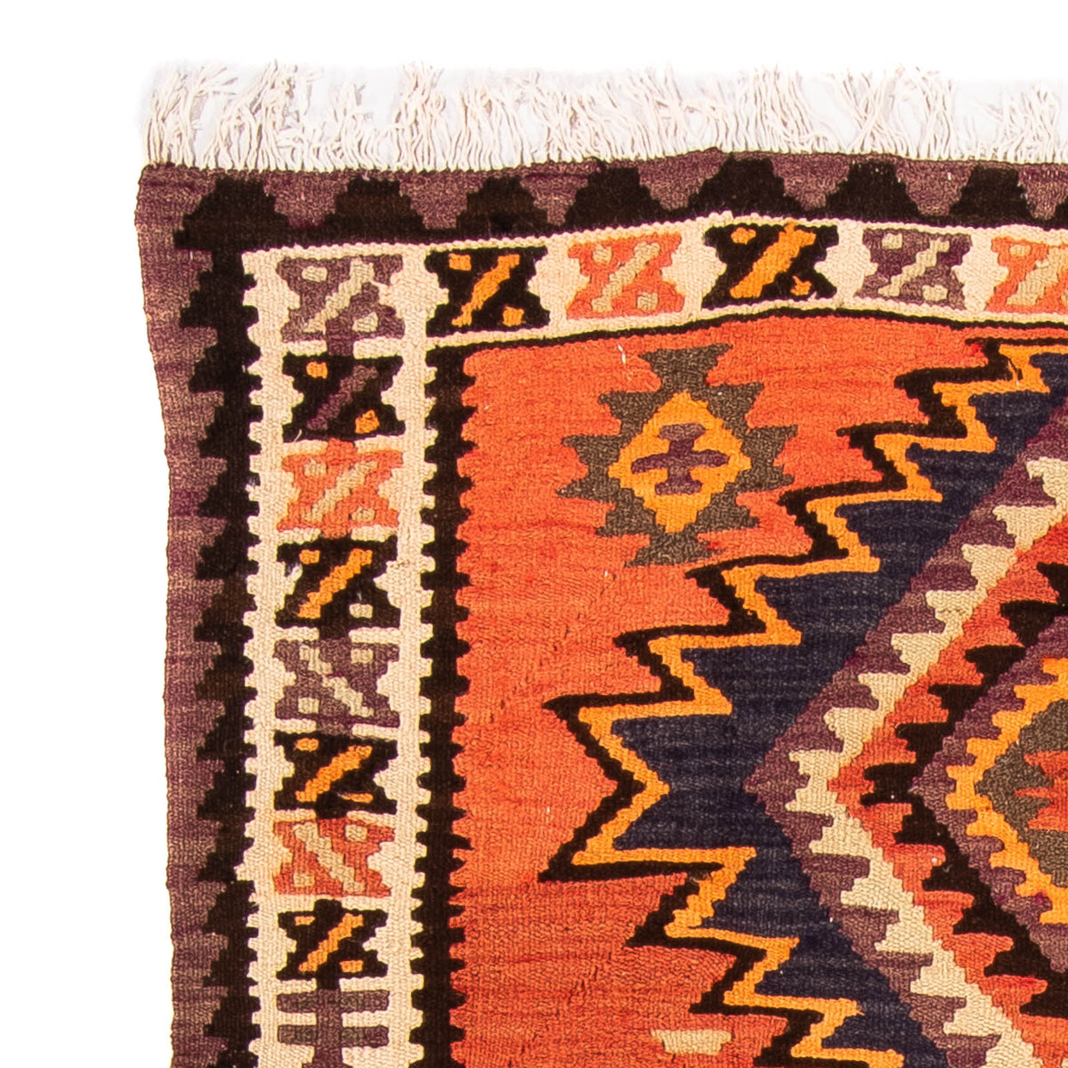Antikk kilim Teppe 130x260cm