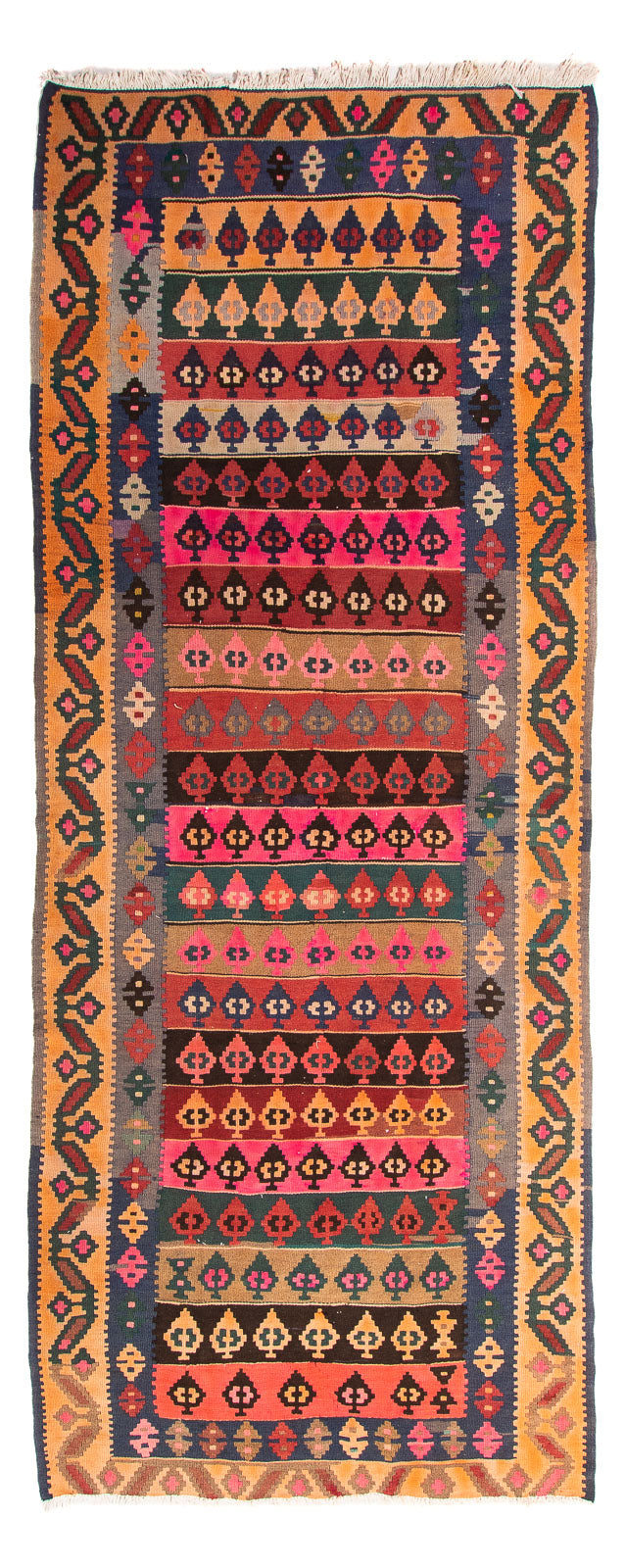Antikk kilim Teppe 140x350cm