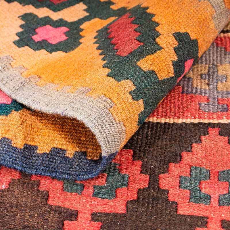 Antikk kilim Teppe 140x350cm
