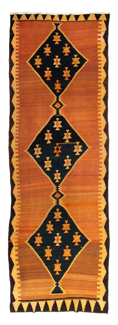 Antikk kilim Teppe 124x375cm