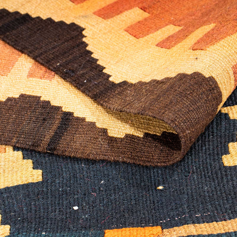Antikk kilim Teppe 375x124cm