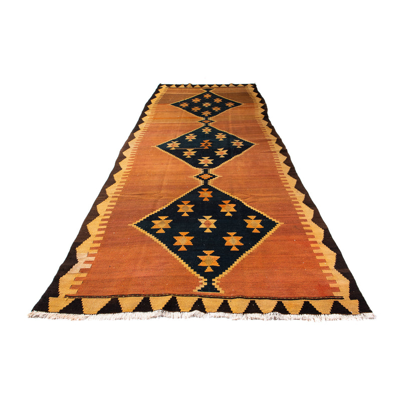 Antikk kilim Teppe 375x124cm