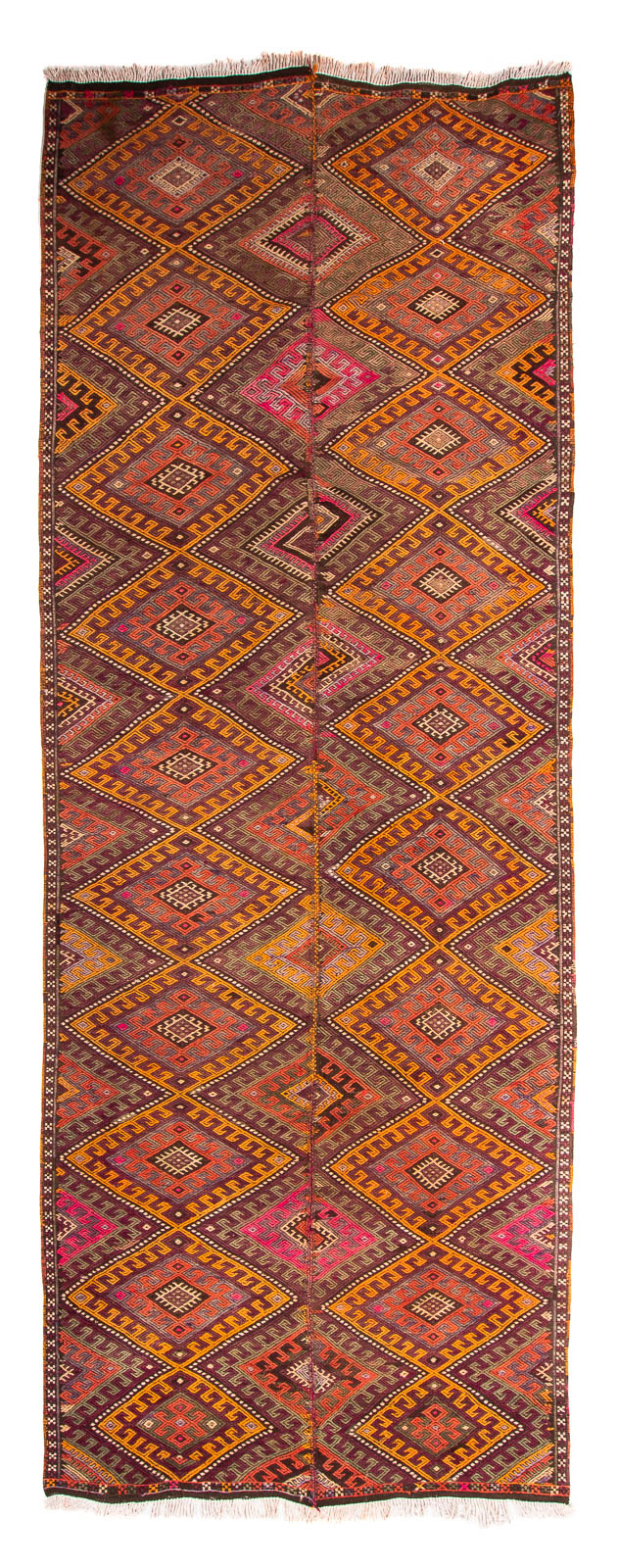 Antikk kilim Teppe 140x370cm