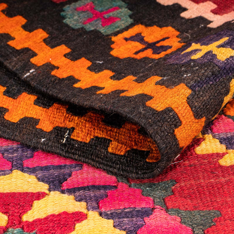 Antikk kilim Teppe 390x147cm