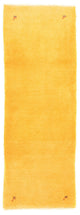 Løper Gabbeh-teppe - persisk - 231 x 87 cm - gul