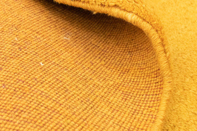 Løper Gabbeh-teppe - persisk - 231 x 87 cm - gul