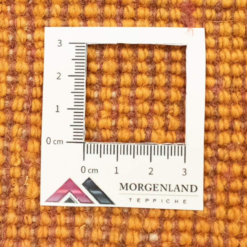 Løper Gabbeh-teppe - persisk - 231 x 87 cm - gul