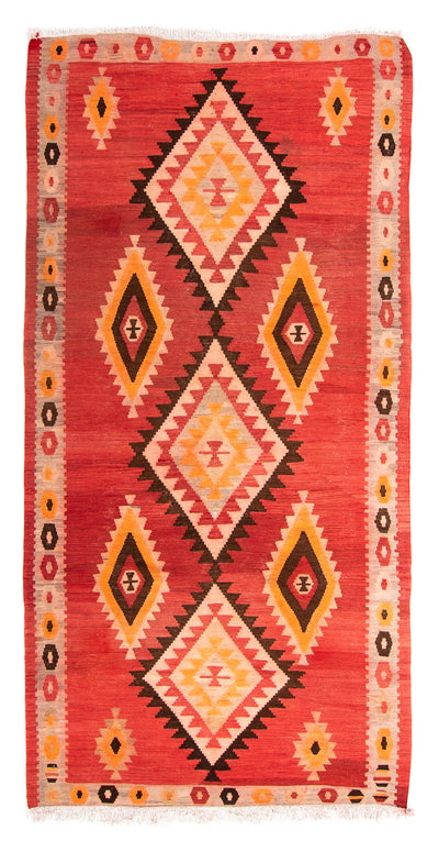 Antikk kilim Teppe 142x283cm