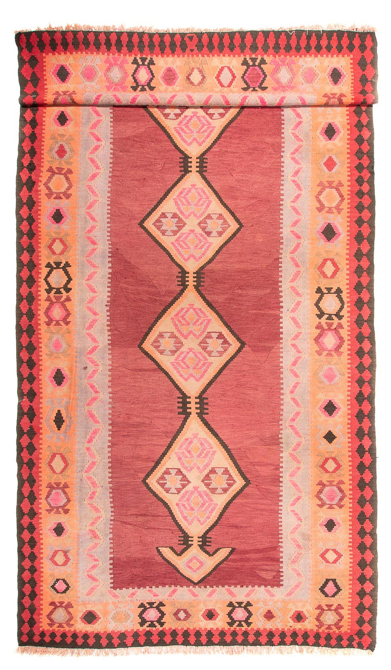 Antikk kilim Teppe 200x435cm