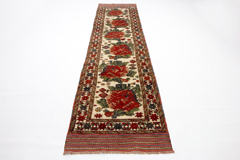 Afghansk kilim Teppe 370x82cm