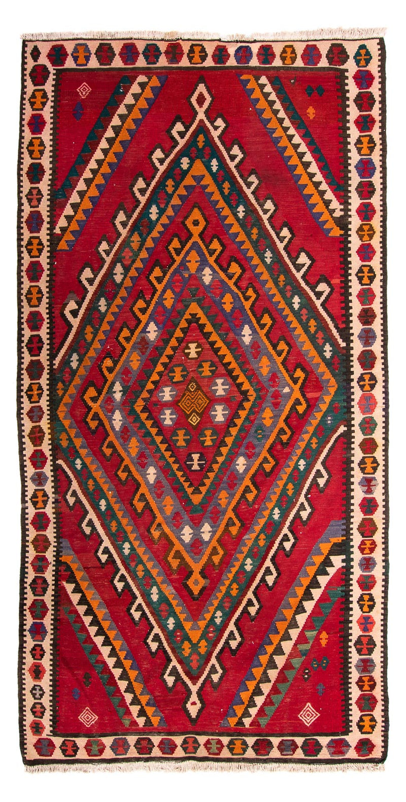 Antikk kilim Teppe 167x323cm