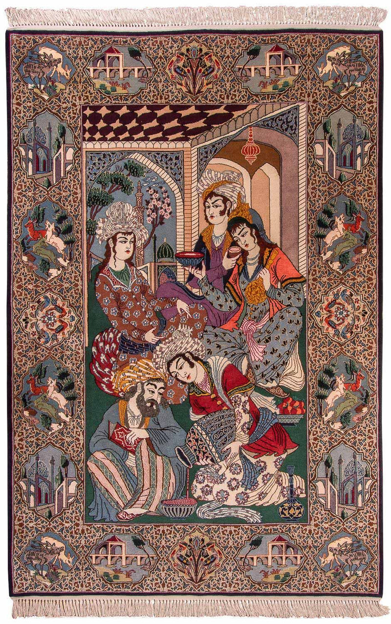Isfahan Teppe 165x110cm - Persisk teppe