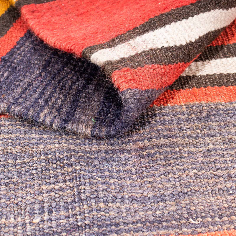 Kelimteppe - Gammelt - 195 x 150 cm - flerfarget