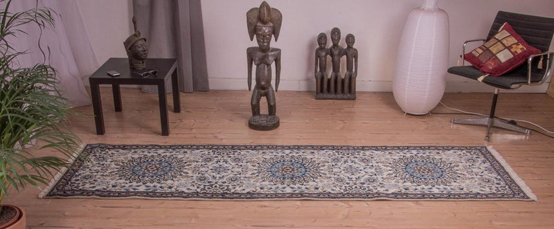 Løper Persisk teppe - Nain - Royal - 295 x 81 cm - beige