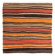 Antikk kilim Teppe 155x155cm