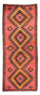 Antikk kilim Teppe 400x140cm