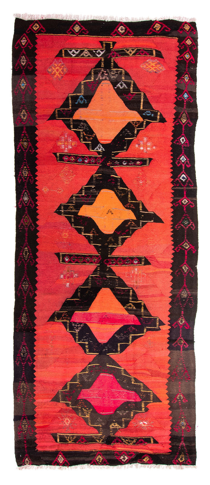 Antikk kilim Teppe 365x150cm