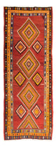 Antikk kilim Teppe 127x310cm