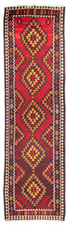 Antikk kilim Teppe 124x440cm