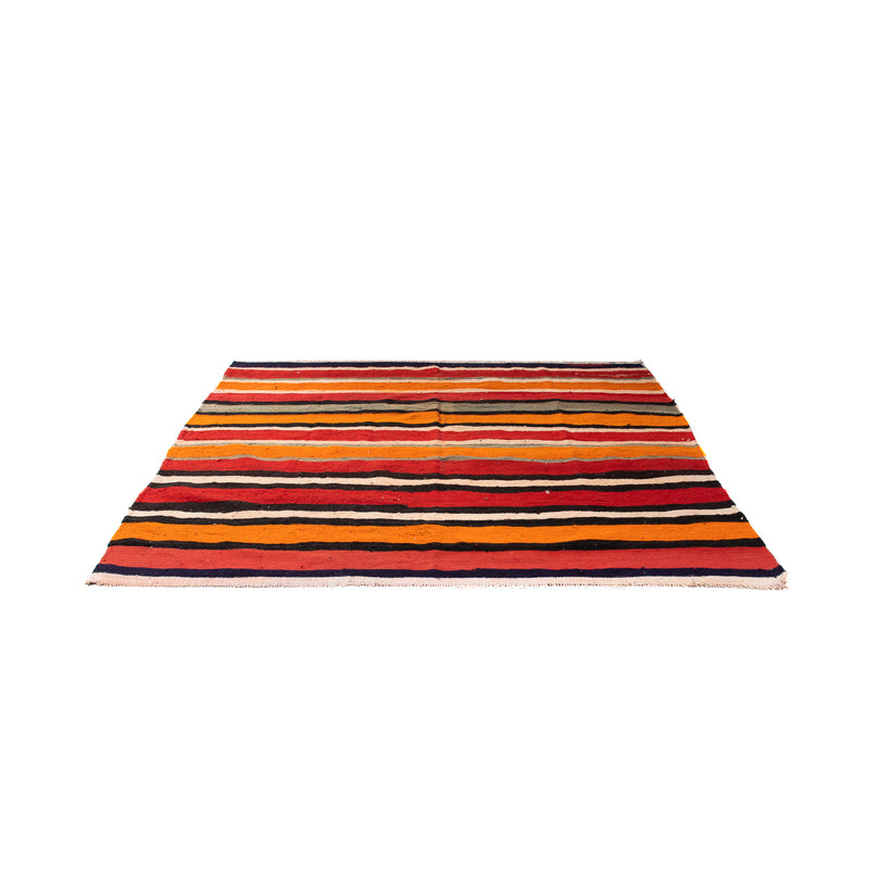 Kelimteppe - Gammelt square  - 180 x 170 cm - flerfarget