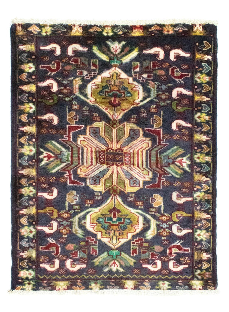 Turkaman teppe - 86 x 70 cm - mørkeblå
