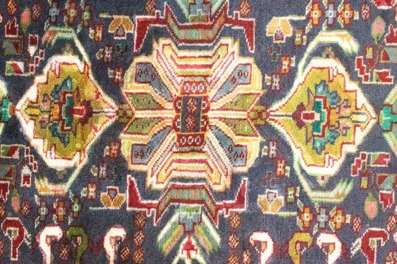 Turkaman teppe - 86 x 70 cm - mørkeblå