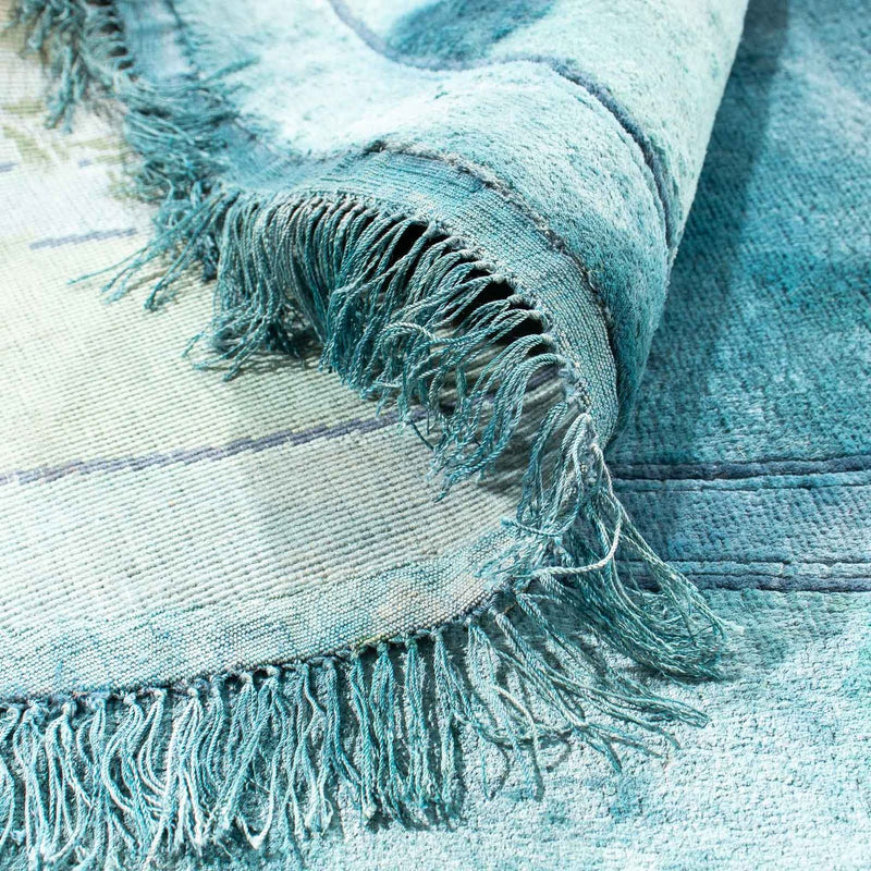 Kinesisk silke Teppe 187x187cm - Orientalsk teppe
