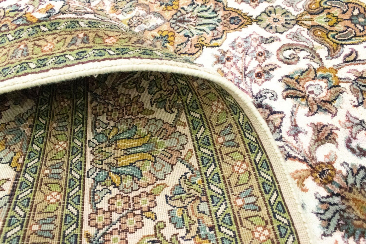 Kashmir silke Teppe 217x153cm - Orientalsk teppe