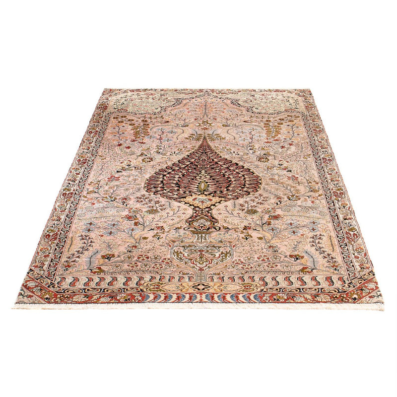 Løper Silketeppe - Kina silke - 200 x 104 cm - laks
