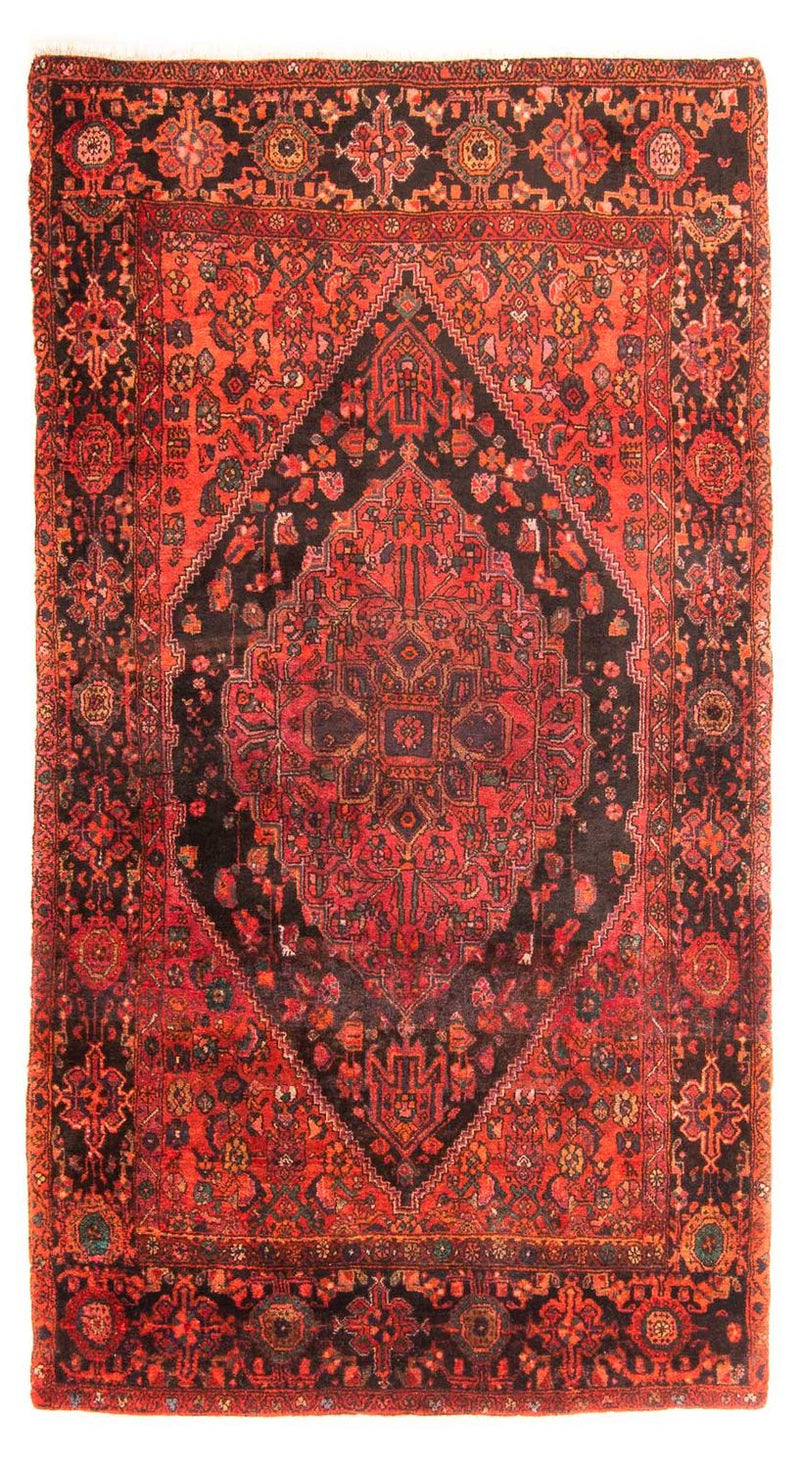 Løper Persisk teppe - Nomadisk - 238 x 127 cm - mørk rød